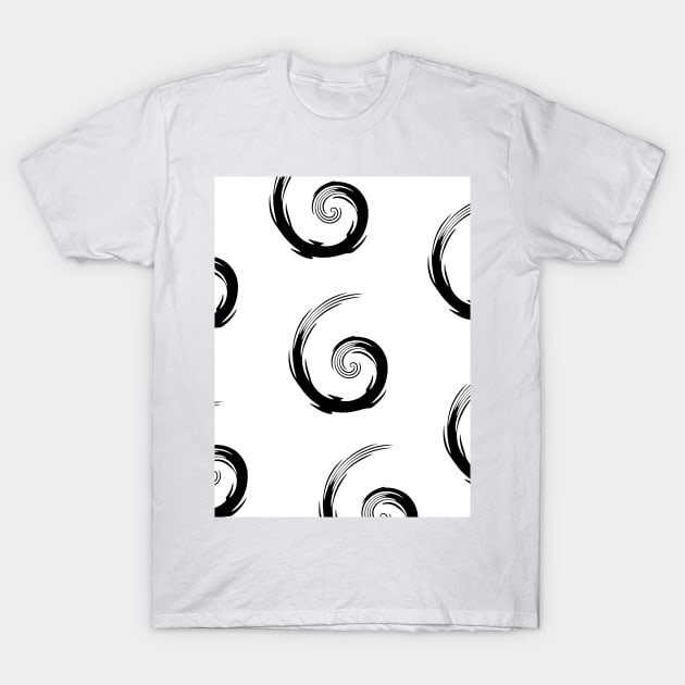 Black and white pattern T-Shirt by Word and Saying